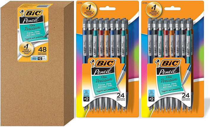 Bic Xtra-Precision Mechanical Pencil, Metallic Bar