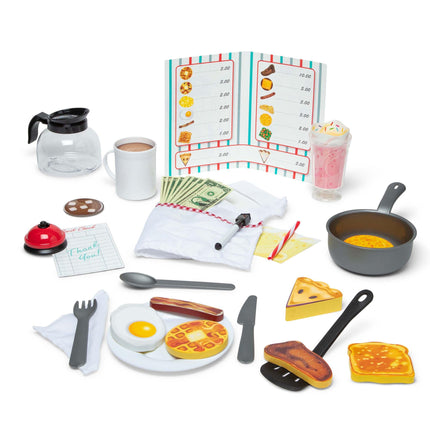 Melissa & Doug Star Diner Restaurant Play Set Hous