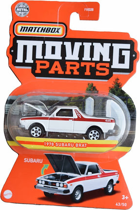 Hot Wheels Matchbox 1978 Subaru Brat, Moving Parts