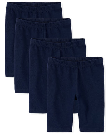The Children's Place Girls' Solid Bike Shorts, Tid