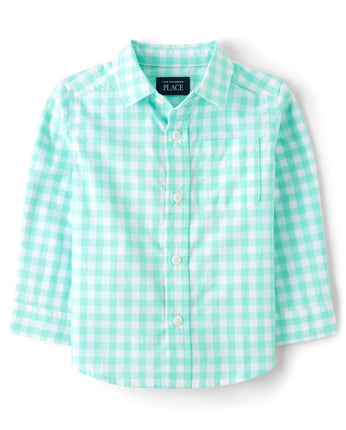The Children's Place Boys' and Toddler Poplin Long