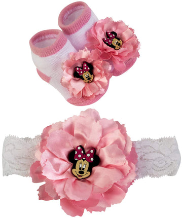 Disney Baby Minnie Mouse Polka Dot Flower Headwrap