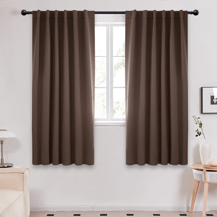 Deconovo Back Tab and Rod Pocket Blackout Curtains