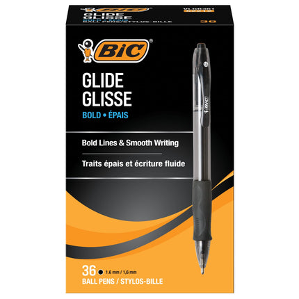 BIC Velocity Bold Retractable Ballpoint Pen, Bold