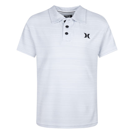 Hurley Boys' Performance Polo Shirt, Pure Platinum