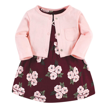 Hudson Baby Baby Girls' Cotton Dress and Cardigan