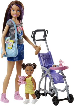 Barbie Skipper Babysitters Doll Playset, Brunette