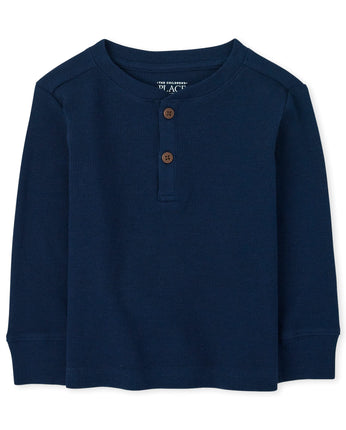 The Children's Place Y Boy's Long Sleeve Henley Th