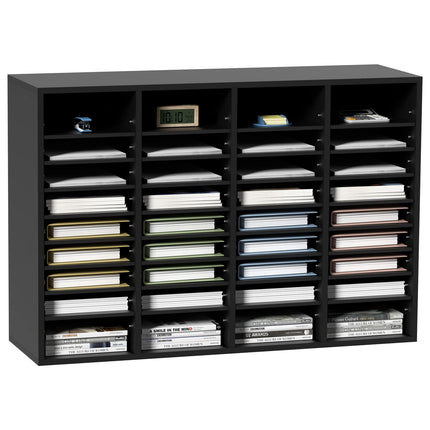 VEVOR Wood Literature Organizer, 36 Compartments,