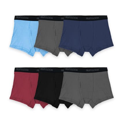 Fruit of the Loom mens 4-way Stretch Boxer Briefs
