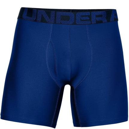 Under Armour Mens Tech 6in (2 Pack) Boxers - Royal