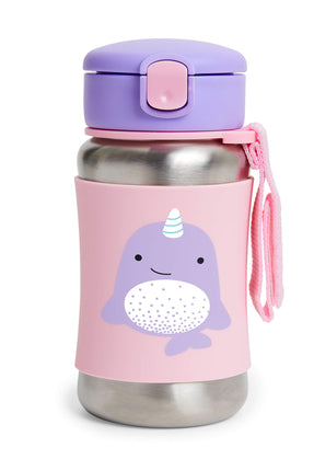 Skip Hop Toddler Sippy Cup with Straw, Zoo Stainle