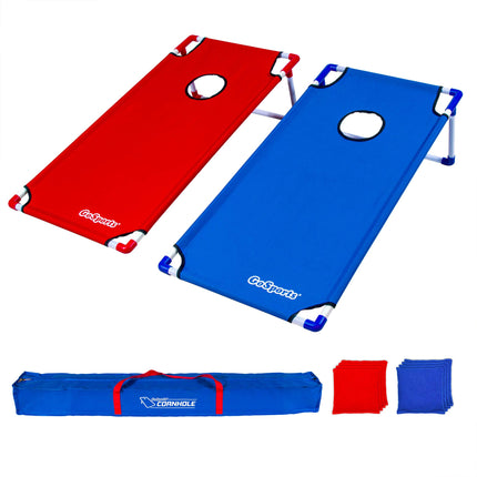 GoSports Portable PVC Framed Cornhole Toss Game Se