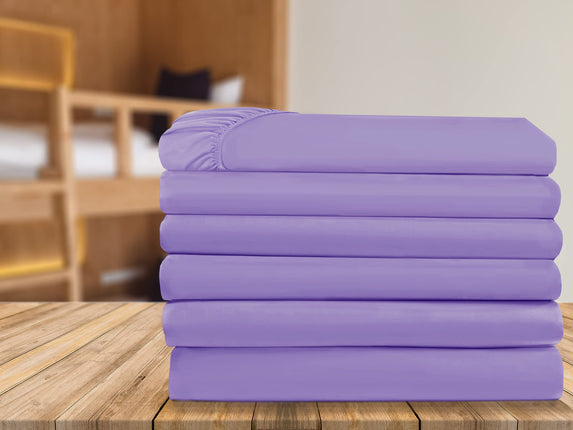 Elegant Comfort 6-Pack Fitted Bottom Sheets 1500 T