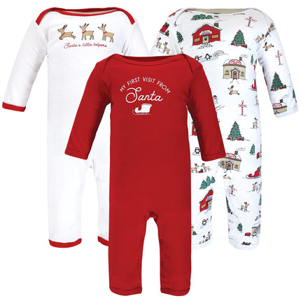 Hudson Baby baby-girls Cotton Coveralls, North Pol