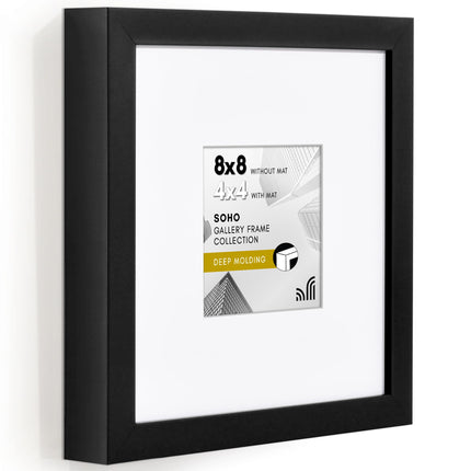 Americanflat 8x8 Picture Frame with Shatter-Resist