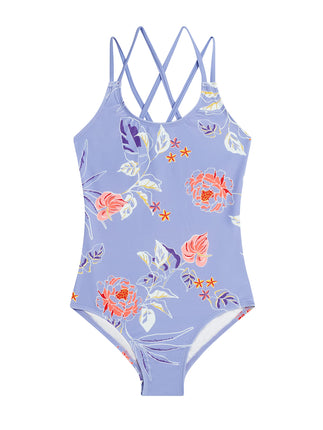 Kanu Surf Girls' Reese UPF 50 Beach Sport Criss-Cr