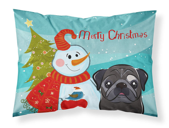 Caroline's Treasures BB1883PILLOWCASE Snowman with