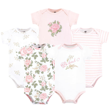 Hudson Baby Unisex Baby Cotton Bodysuits, Vintage
