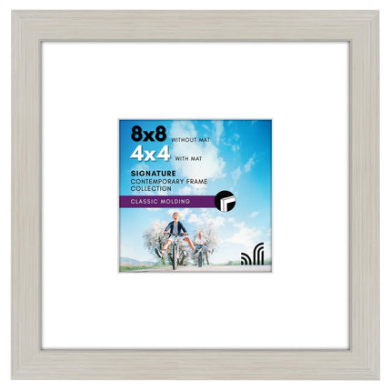 Americanflat 8x8 Picture Frame with Shatter-Resist