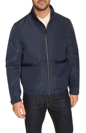 Cole Haan mens Short Sleeve Self Packable Windbrea