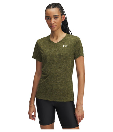 Under Armour Women's Tech Short Sleeve V-Neck Twis