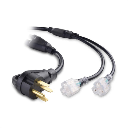 Cable Matters LED-Lit 4 Prong 50 Amp to 20 Amp Ada