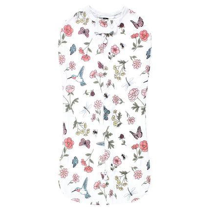Hudson Baby Infant Girl Sleep Pod, Hummingbird Gar