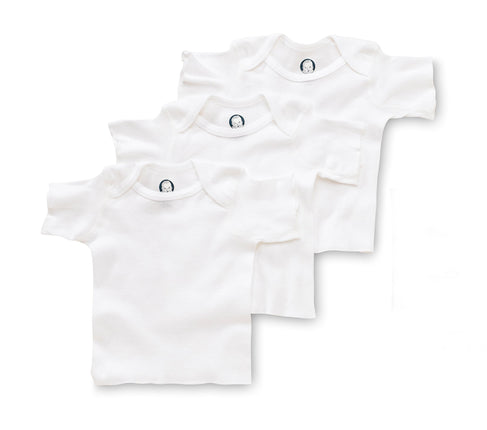 Gerber Baby-Girls 3-Pack Short-Sleeve Slip-On Shir