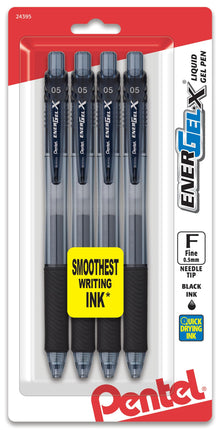 Pentel EnerGel-X Retractable Liquid Gel Pen, 0.5mm