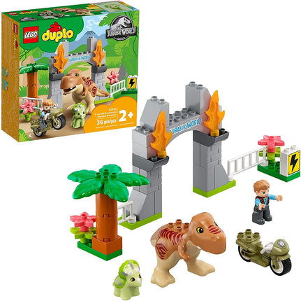 LEGO DUPLO Jurassic World T. rex and Triceratops D