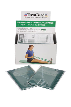 TheraBand Resistance Bands, 5 Foot, 15 Count Profe