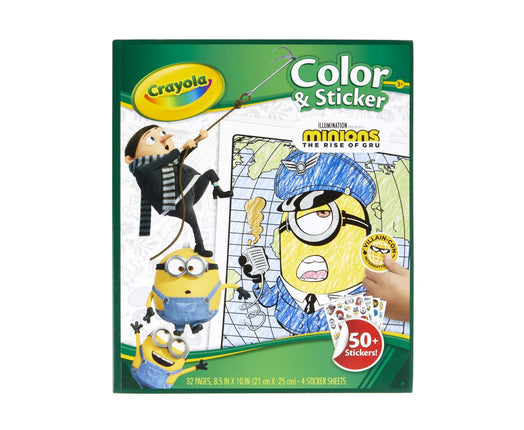 Crayola Minions 2 Color & Sticker Activity, Minion