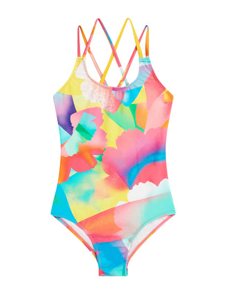 Kanu Surf Girls' Reese UPF 50 Beach Sport Criss-Cr