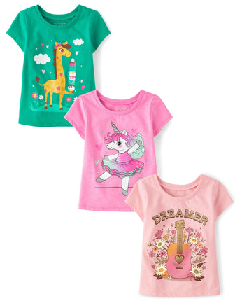 The Children's Place Baby Toddler Girl Short Sleev