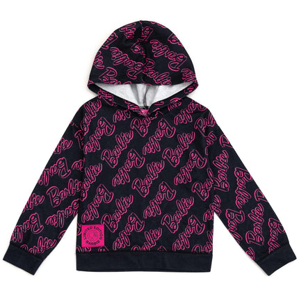 Barbie Girls Fleece Pullover Hoodie Toddler to Big