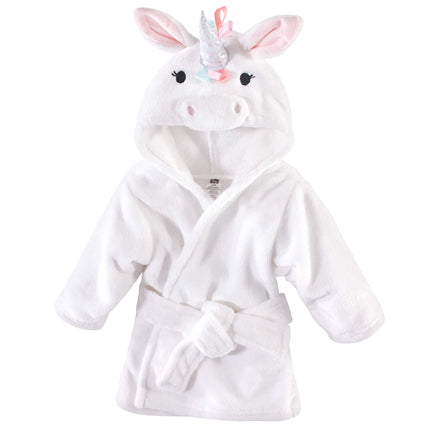 Hudson Baby Unisex Baby Plush Animal Face Robe, Ra