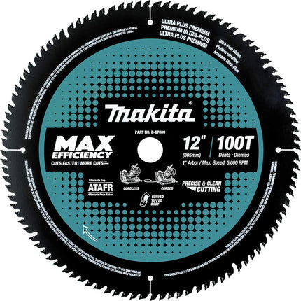 Makita B-67000 12" 100T Carbide-Tipped Max Efficie