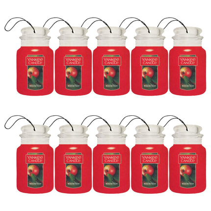 Yankee Candle Paper Car Jar, Macintosh (Pack of 10