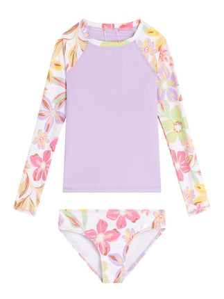 Kanu Surf Girls' River Long Sleeve Rashguard UPF 5