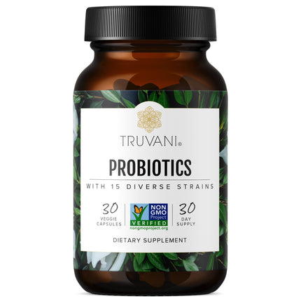 Truvani Probiotic Supplement | 30 Servings | 15 Bi