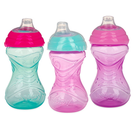Nuby Clik-It Soft Spout No-Spill Easy Grip Sippy C
