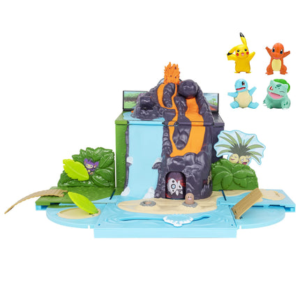 Pokémon Carry ‘N’ Go Volcano Playset with 4 Includ