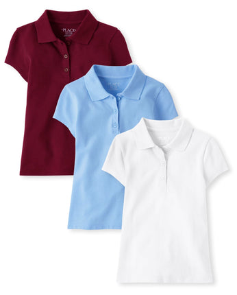 The Children's Place Girls' Multipack Short Sleeve