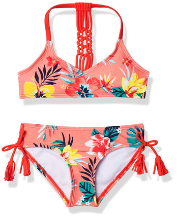 Kanu Surf Girls' Willow V-Neck Bikini Beach Sport