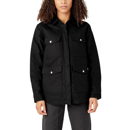 Dickies Plus Size Women's Duck Fleece Lined Chore