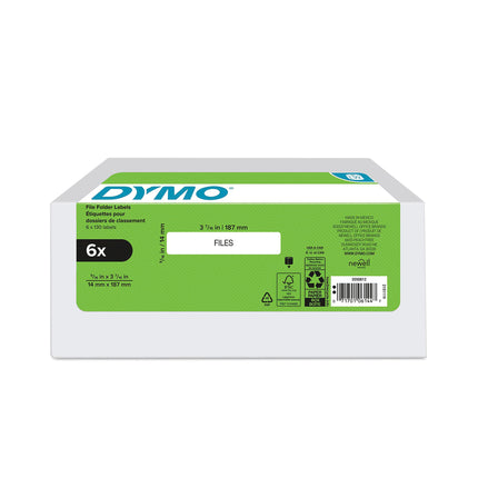 DYMO Authentic LabelWriter 1-Up File Folder Labels