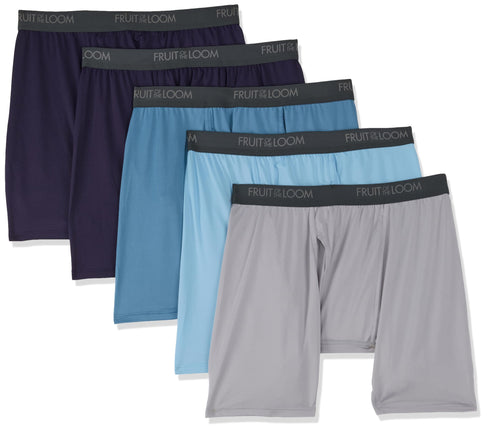 Fruit of the Loom Men's 4-Way Stretch Boxer Briefs
