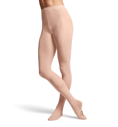 Bloch Dance Girls Contour Soft Adaptatoe Tights, S