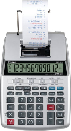 Canon P23-DHV-3 Printing Calculator with Double Ch